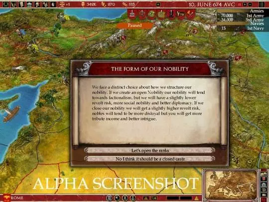 Europa Universalis Rome - PC