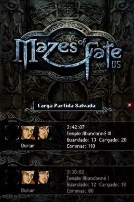 Mazes of Fate DS - DS