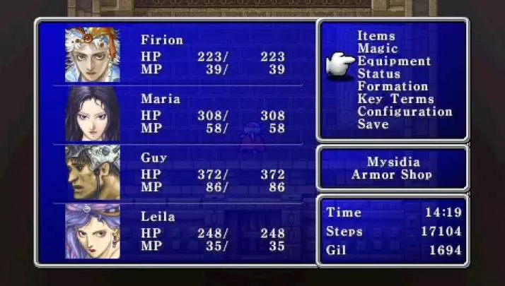 Final Fantasy II - PSP