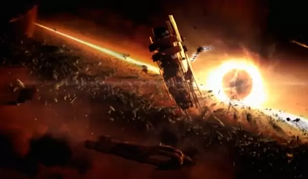 Captura de Mass Effect 2 (agujero negro próximo a la base de los Recolectores) Captura de Mass Effect 2 (agujero negro próximo a la base de los Recolectores)