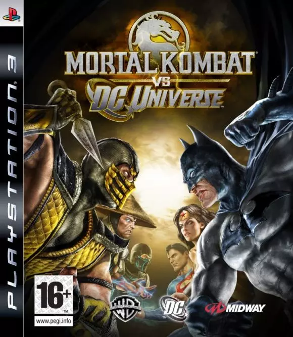 Carátula de Mortal Kombat vs DC Universe