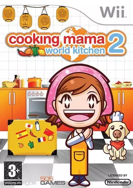 Carátula de Cooking Mama 2: World Kitchen