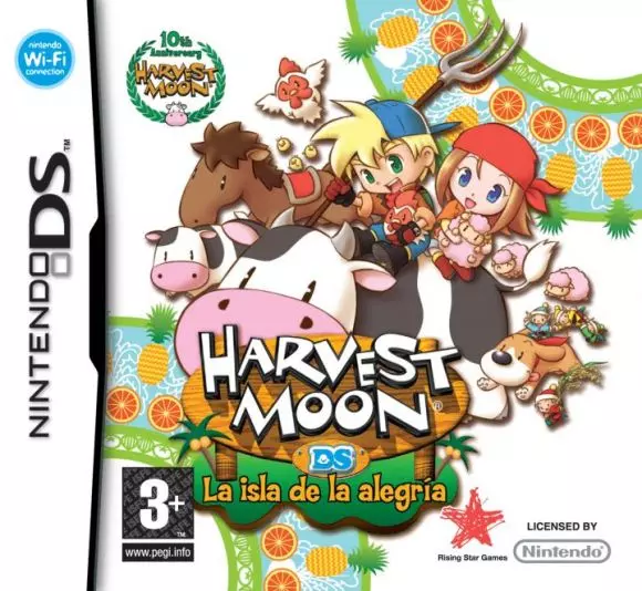Carátula de Harvest Moon: La isla de la alegría