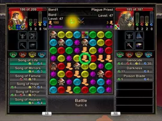 Puzzle Quest Plague Lord