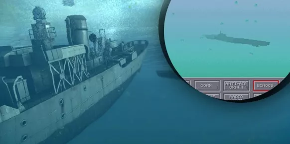 Con cámara exterior, vista de los instrumentos, periscopio e incluso la posibilidad de salir al puente a otear el horizonte, Das Boot: German U-Boat Simulation de 1990 fue un digno predecesor de las series Silent Hunter.