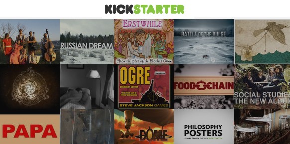 Existen varias plataformas dedicadas a la financiación colectiva, pero Kickstarter (creada en 2009) es un de las más populares.