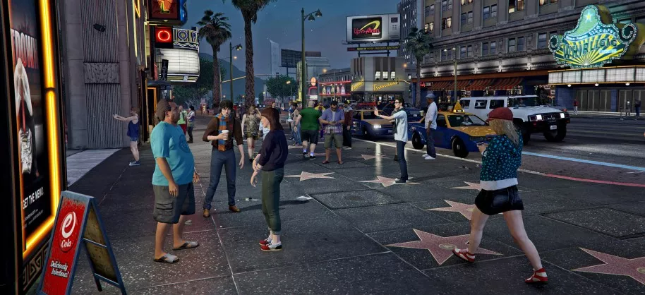 De los bajos fondos y las áreas marginales al estrellato de Vinewood y el Paseo de la Fama, GTA V hace un divertido y sarcástico retrato de Los Ángeles. Tan agresivo y poco sutil como certero.