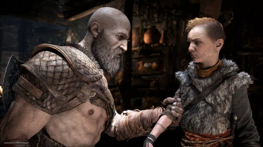 Pese a que Kratos intenta enseñar a Atreus a valerse por sí mismo durante toda la aventura, guarda celosamente el secreto que le impide avanzar.