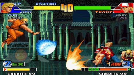 Enfrentar a Ryo contra Terry era un auténtico sueño. ¿Quién es el luchador más fuerte de SNK? KOF respondería la pregunta contundentemente.