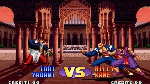 Iori rompió, violentamente, con Billy y Eiji en 1995. En 1998, Billy, intentaría cobrarse la revancha.