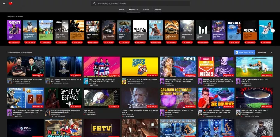 El futuro de YouTube Gaming