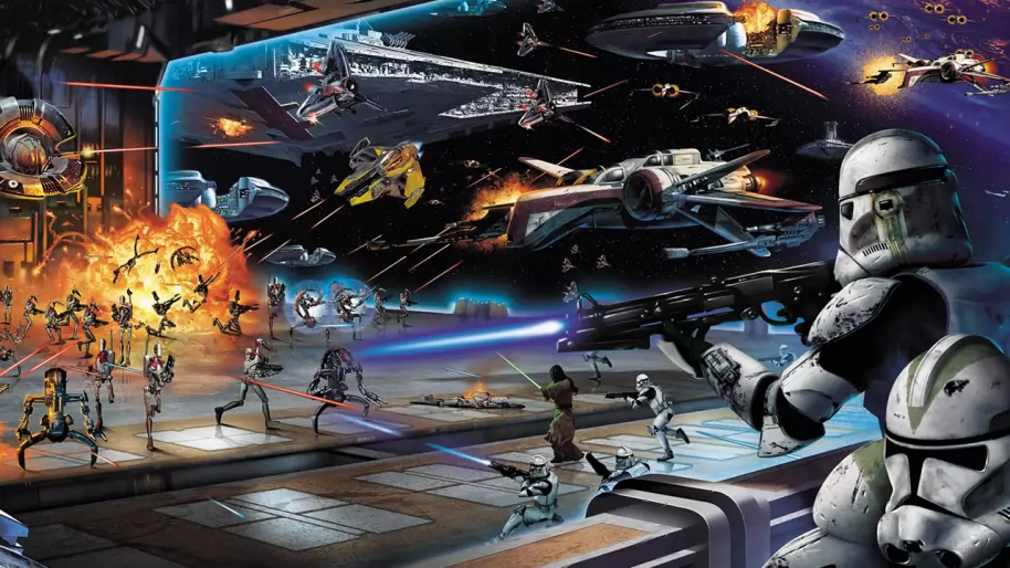 Imagen de Star Wars Battlefront 2 (2005).