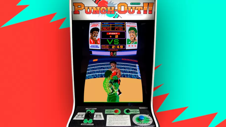 Tezuka empezó a trabajar en Nintendo a tiempo parcial, y uno de sus primeros trabajos fue con los diseños de la recreativa de Super Punch-Out!!