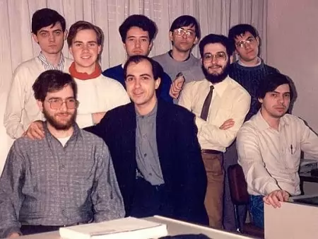 El equipo de Topo justo antes de la llegada de Nieto