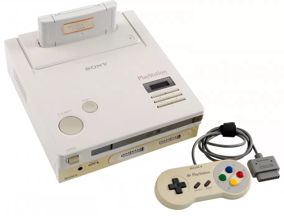 Este prototipo de PlayStation ejecutaba cartuchos de SNES y juegos en formato CD. Jamás llegó a comercializarse. Foto: Heritage Auctions