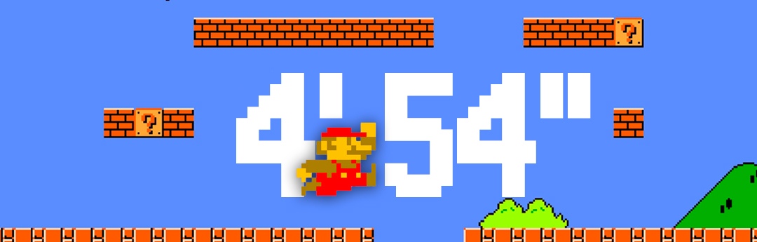 4 minutos y 54 segundos: en busca de la partida perfecta de Super Mario Bros. 4 minutos y 54 segundos: en busca de la partida perfecta de Super Mario Bros.