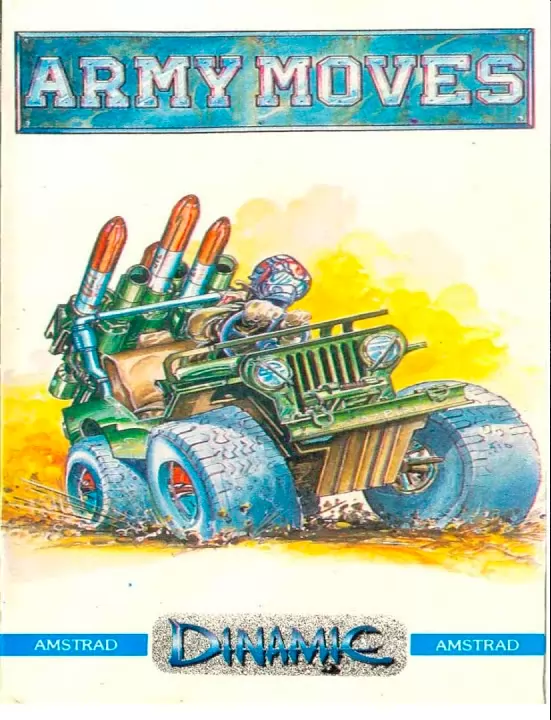 La carátula de Army Moves, un juego cuya inspiración surgió de los explosivos juegos de infancia de los Ruiz.