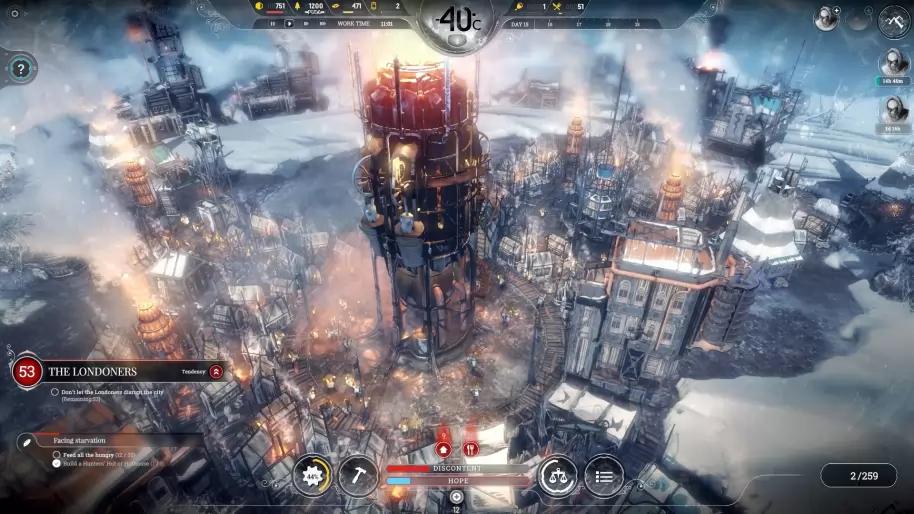 Frostpunk es el último juego de los autores de This War of Mine.