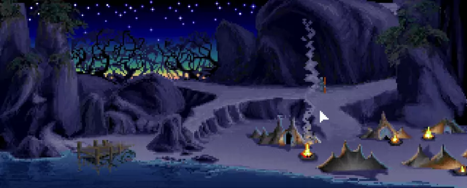 Poblado de los Tejedores de LOOM (versión VGA)