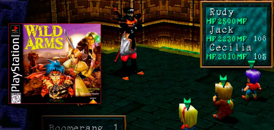 Sus gráficos en 2D parecen una versión mejorada del encanto de la generación anterior a PSX.
El juego nos permite utilizar a sus tres protagonistas (Rudy, Jack y Cecilia), cada uno con habilidades únicas.
