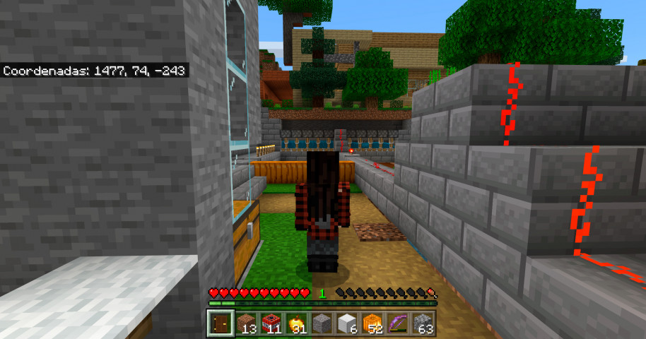 No podíamos salir de casa, así que creamos nuestro propio mundo en Minecraft