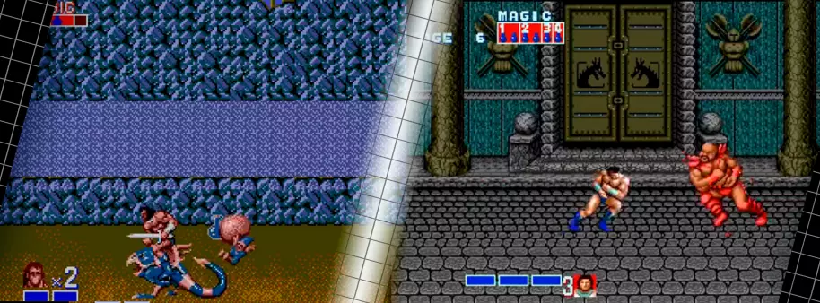 Puede que no fuese el port arcade de Sega a Mega Drive más espectacular de todos los hechos en los primeros años del sistema, pero sí se las ingenió para crear un beat 'em up cooperativo muy competente. En Master System obraron un milagro tecnológico, con sprites del tamaño de Mega Drive y manteniendo las claves jugables que lo convirtieron en un éxito. Eso sí, perdió el multijugador y solo nos dejaba jugar con Ax Battler.