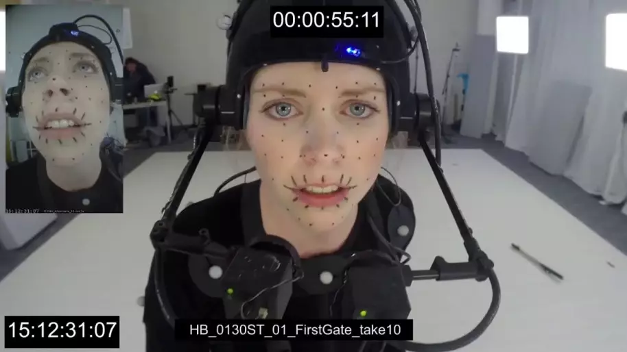 Captura facial realizada durante el desarrollo de Hellblade.