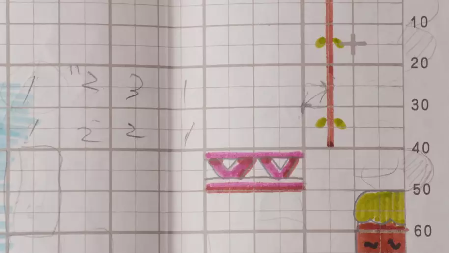 Los niveles se diseñaron sobre papel, ¡vaya tiempos!