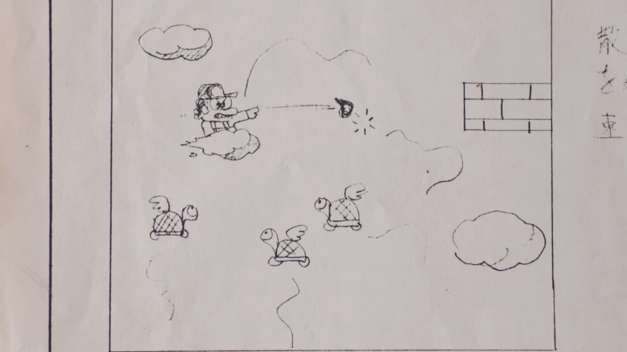 Las ideas locas no faltaron, como poner a Mario sobre una nube.
