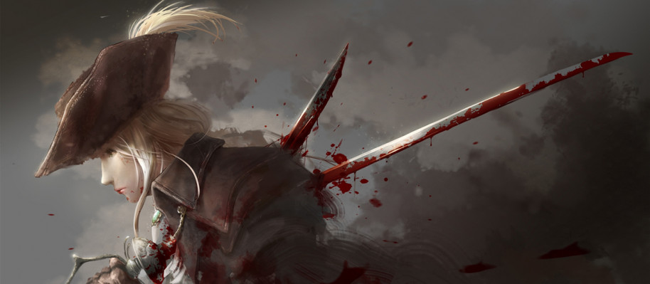 Lady María (Bloodborne). Imagen: Konochan.