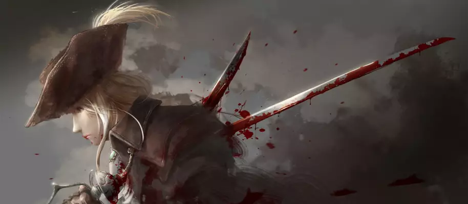 Lady María (Bloodborne). Imagen: Konochan.