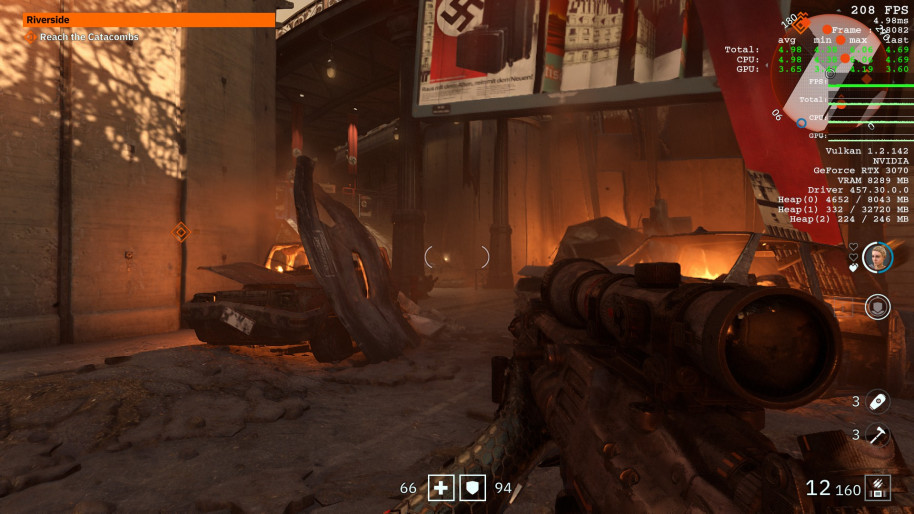 Wolfenstein: Youngblood, 1080p Ultra.