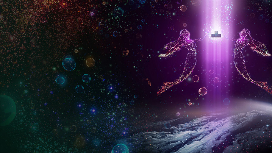 El CBJ de un juego como Tetris es sencillo, desafiante y fácil de desarrollar. Imagen: Tetris Effect, Enhance, Inc. (2018).