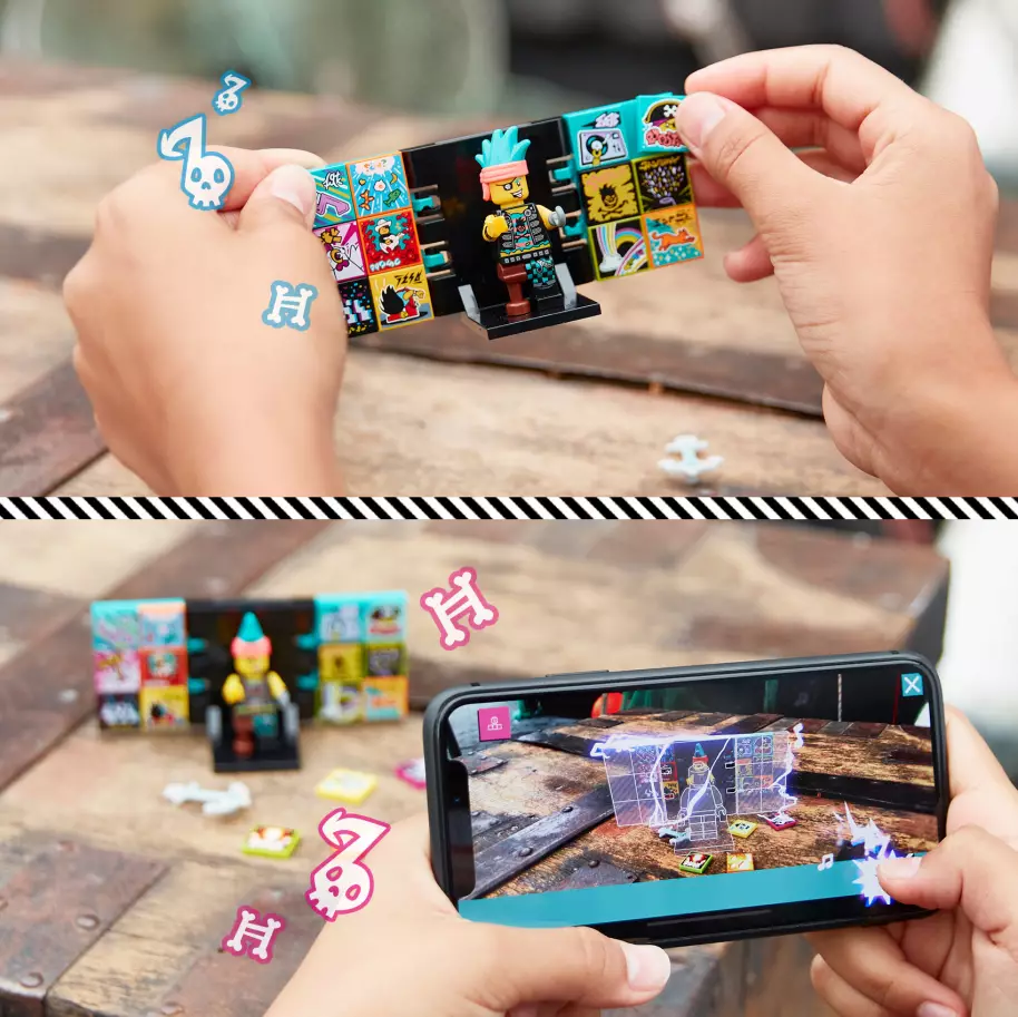 LEGO Vidiyo aprovecha la realidad aumentada para escanear y dar vida a minifiguras especiales de LEGO.