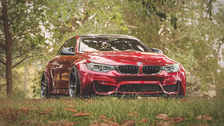 Ejemplo de fotografía publicitaria en Forza Horizon 4, por @wxrry