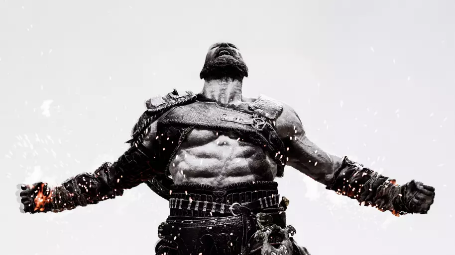 Captura de God of War, por @DotPone.