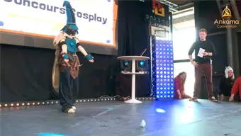 Concurso de cosplay durante la Ankama Convention de 2014