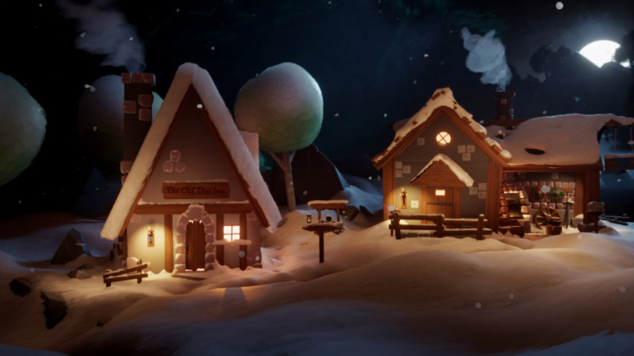 Calm snowy night (WarmthOfTheSun).