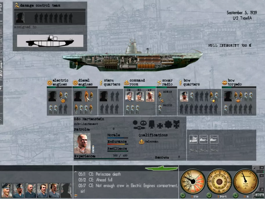 Simulación con sigilo y toques de RPG, así es mi vivencia comandando un submarino de la Segunda Guerra Mundial