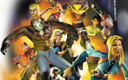 Con TimeSplitters teníamos la oportunidad de viajar en el tiempo con divertidísimos y carismáticos personajes. El primer videojuego de la saga se desarrollaba entre 1935 y el año 2035.