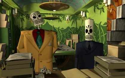 La llegada de LucasArts a las tres dimensiones no quitó ni una pizca de humor a sus aventuras. De hecho, Grim Fandango pasó a la historia como uno de los videojuegos más delirantemente entretenidos que hayan existido.
