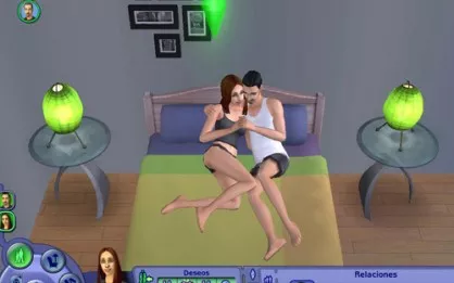 Los Sims 2, como simulador social, debía cubrir todos los espectros de las relaciones. La libertad en este campo era sencillamente abrumadora.