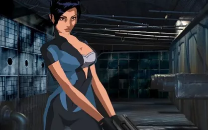 La tensión sexual era una constante en Fear Effect. No sólo sus protagonistas llevaban menos ropa de la recomendable para misiones de riesgo, sino que además tenían una relación muy intensa entre ellas.
