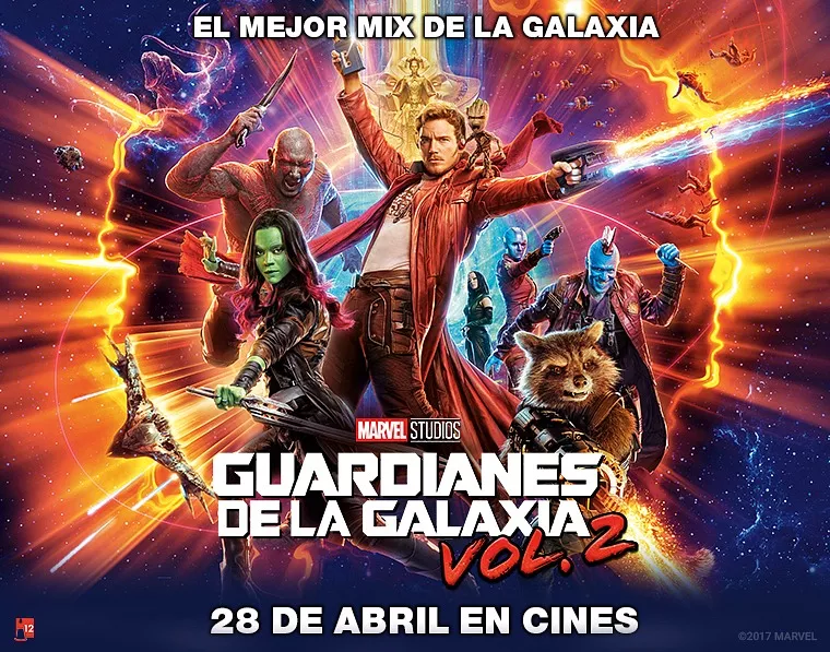 Gana un pack de premios de la película Guardianes de la Galaxia 2 Gana un pack de premios de la película Guardianes de la Galaxia 2