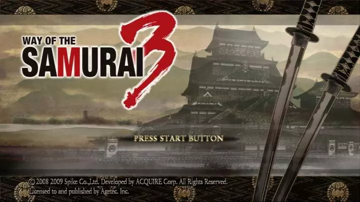 Way of the Samurai 3 - PS3
