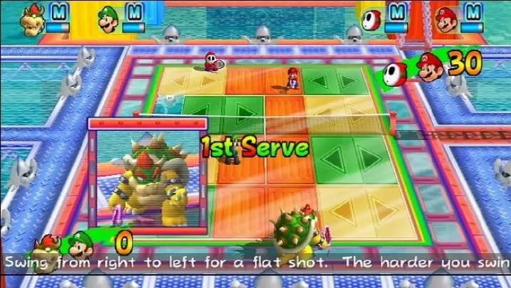 Mario Power Tennis