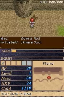 Legacy of Ys Books I & II - DS