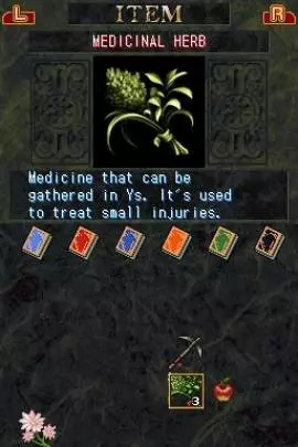 Legacy of Ys Books I & II - DS