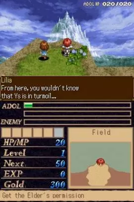 Legacy of Ys Books I & II - DS
