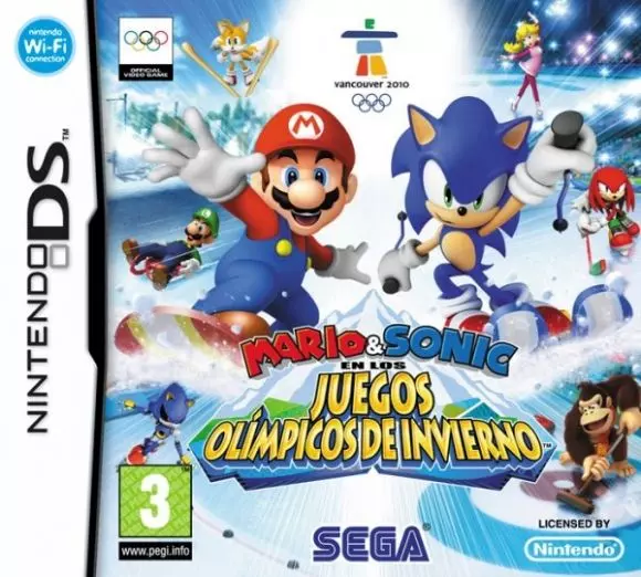 Carátula de Mario y Sonic Juegos de Invierno